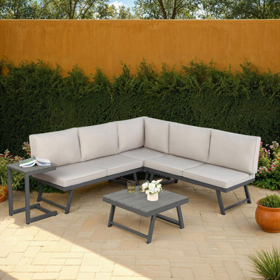 Monaco Wicker - Person Garden Lounge Set with Cushions