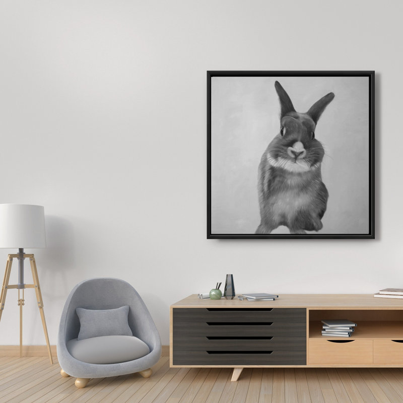 " Funny Gray Rabbit "