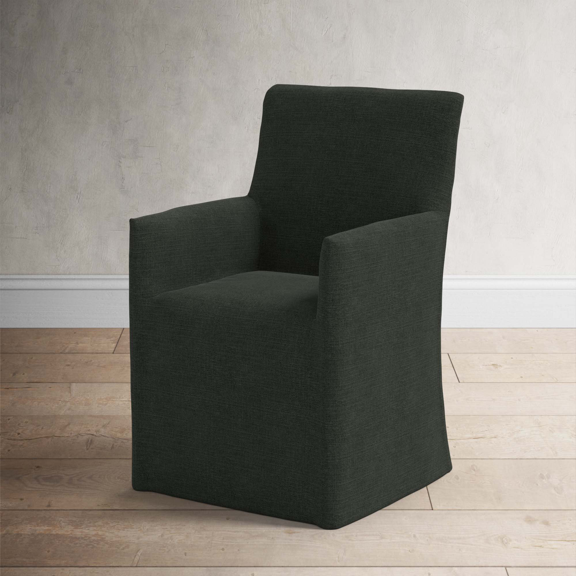 Ivanka Dining Chair, Classic Black Linen