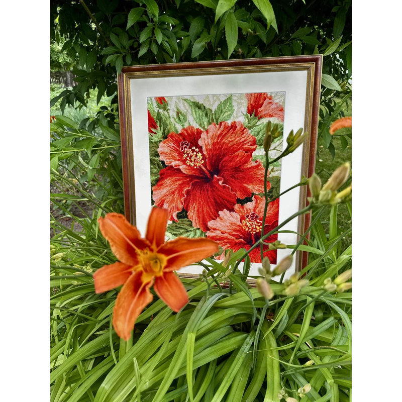 Riolis Counted Cross Stitch Kit Hibiscus R1967