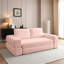 Canapé-lit convertible de 81 pouces avec mousse haute densité, canapé-lit pliant 3-en-1, matelas de futon, oreillers inclus, aucun assemblage requis.-128896245