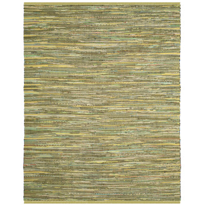 Declan Hand-Knotted Light Green Area Rug
