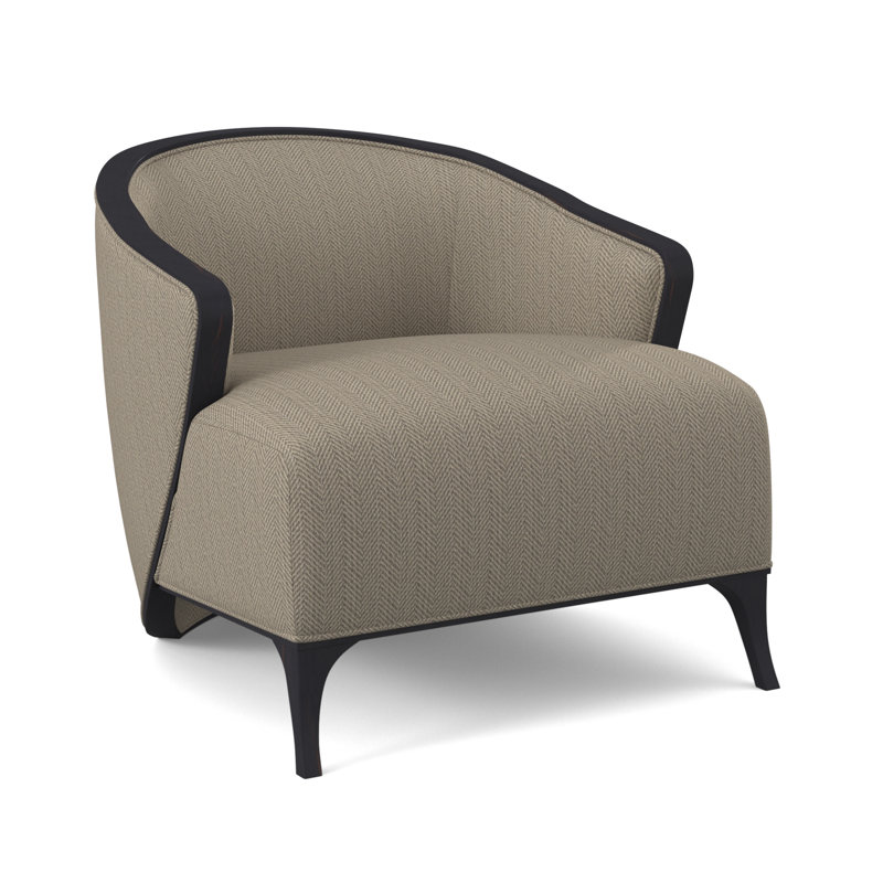 Penegrine Lounge Chair, Vintage Ebony, Libby Linen