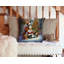 Coussin Basset Hound and Santa Claus-101410241
