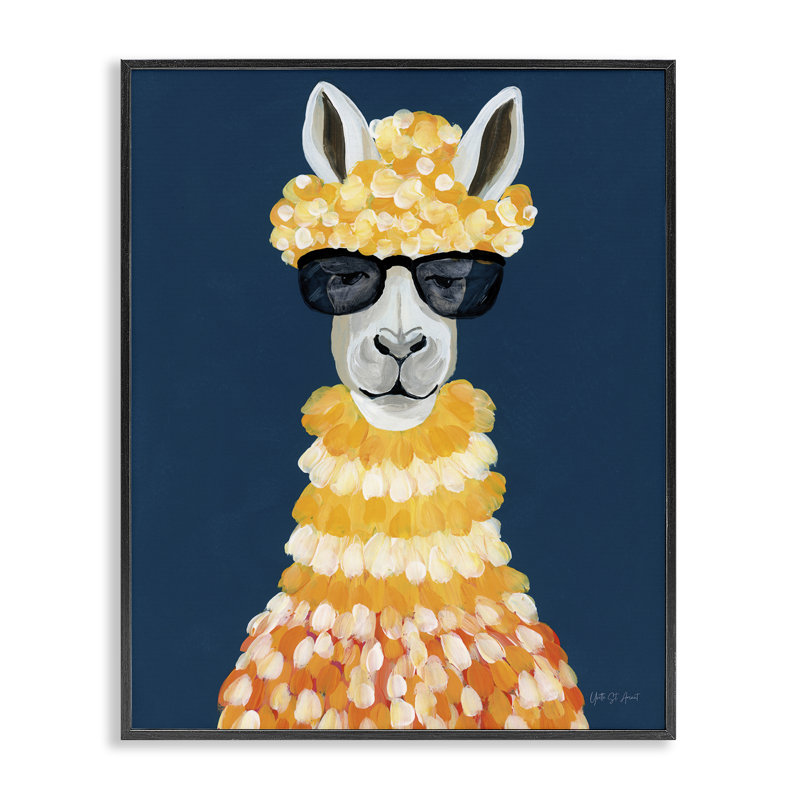  Art giclée à la mode Fashionista par yvette St. Amant, H 14 po x l 11 po, Giclée encadrée noir minuit