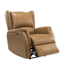 Wildon Home® Huguley Power Lay Flat Recliner with Extra Extension Foot Rest