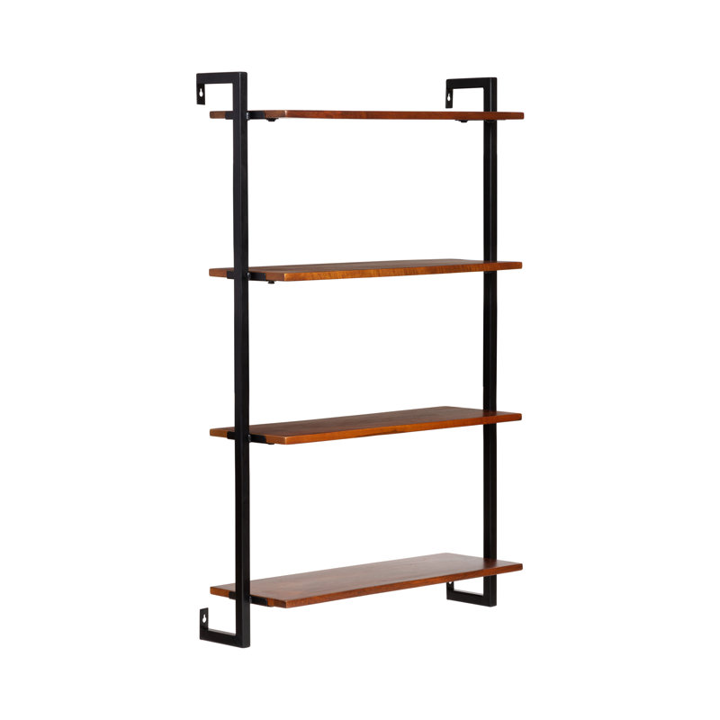 Castanedo Mango Recessed Shelf, Walnut