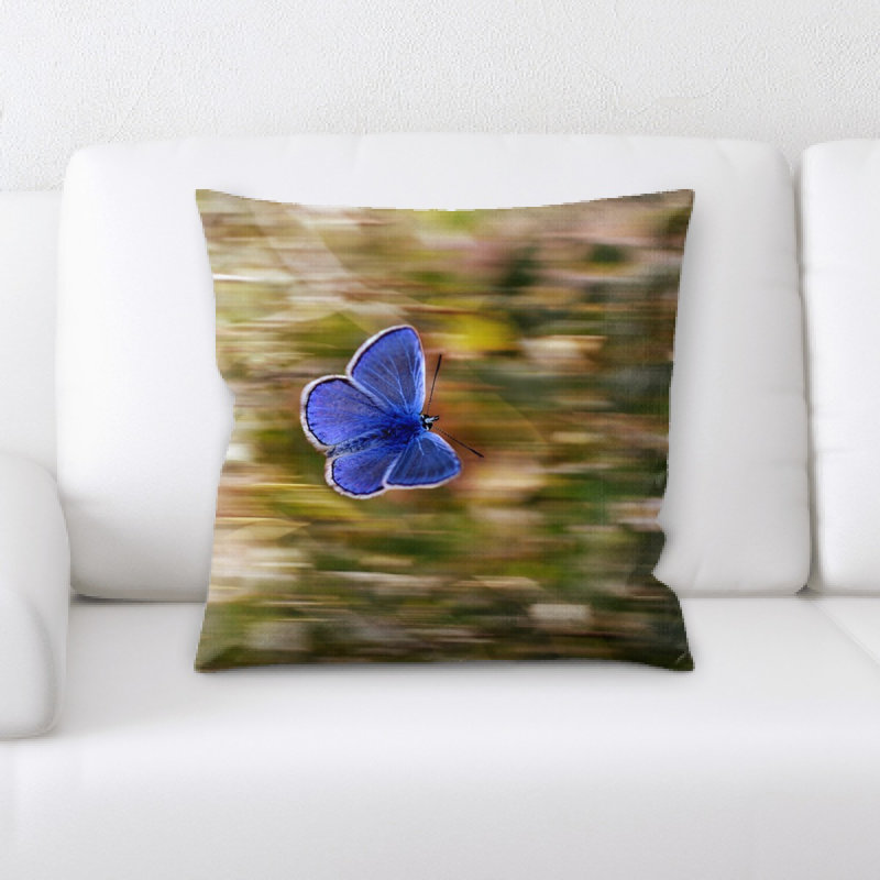 Coussin décoratif papillon