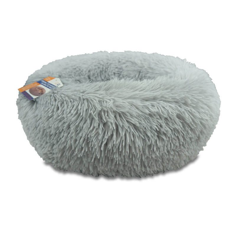 Lesley Orthopedic Pet Bed, 25cm H x 70cm W x 70cm D, Light Grey