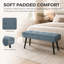 Corduroy Upholstered Bench