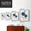 «Blue Poppies», reproduction encadrée - bois massif-491909131-491909121