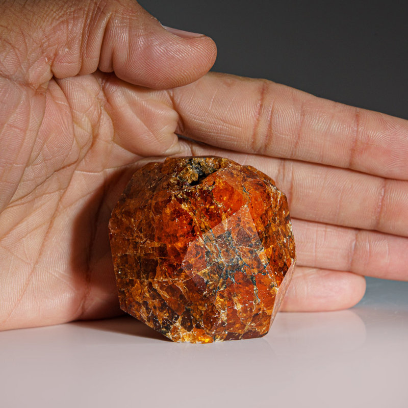 Spessartine Garnet Crystal from Loliondo, Arusha, Tanzania