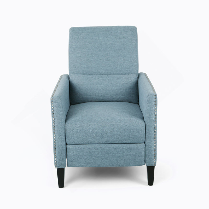 PUSH BACK RECLINER, Light Blue