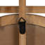Solid Wood Round Mirror