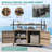 Wicker Rattan Kitchen Island
