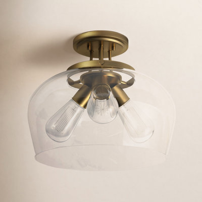 Breena 3-Light Semi Flush Mount