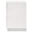 Dulcey White High Gloss 2-Drawer Nightstand