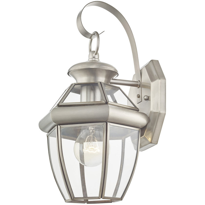 Alexavier Wall Light, Brushed Nickel
