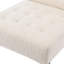 Chaise d'appoint de 2 personnes - siège en tissu beige avec design classique et fabrication stable en bois pour les chaises de patio