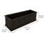 Barros Cedar Wood Raised Garden Bed Planter Box with Bottom Board, Drainage Holes and Liner-1945248144-1945248157