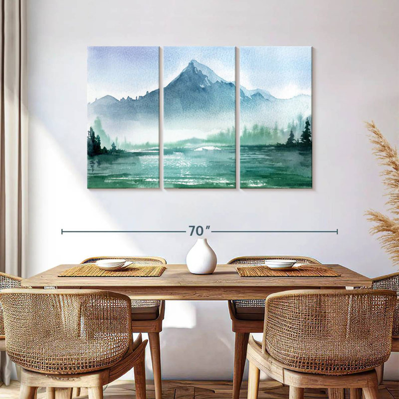 Alvord, montagne et eau, H 36 po x l 57 po