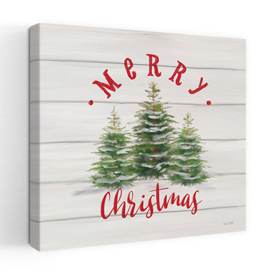 Merry Christmas on Shiplap