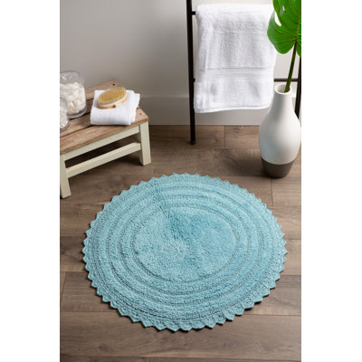 Lisk Cotton Blend Bath Rug