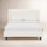 Hanson Upholstered Wingback Platform Bed