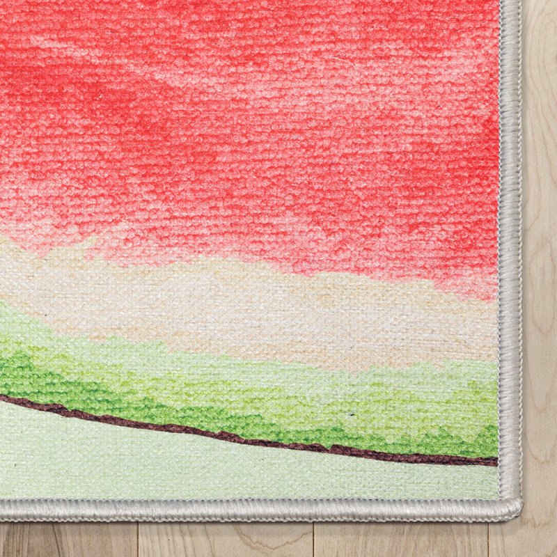 Tapis lavé à la machine Kehrelon, Rectangle 5 pi x 7 pi