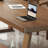 Modern and simple rectangular brown desk-228974833