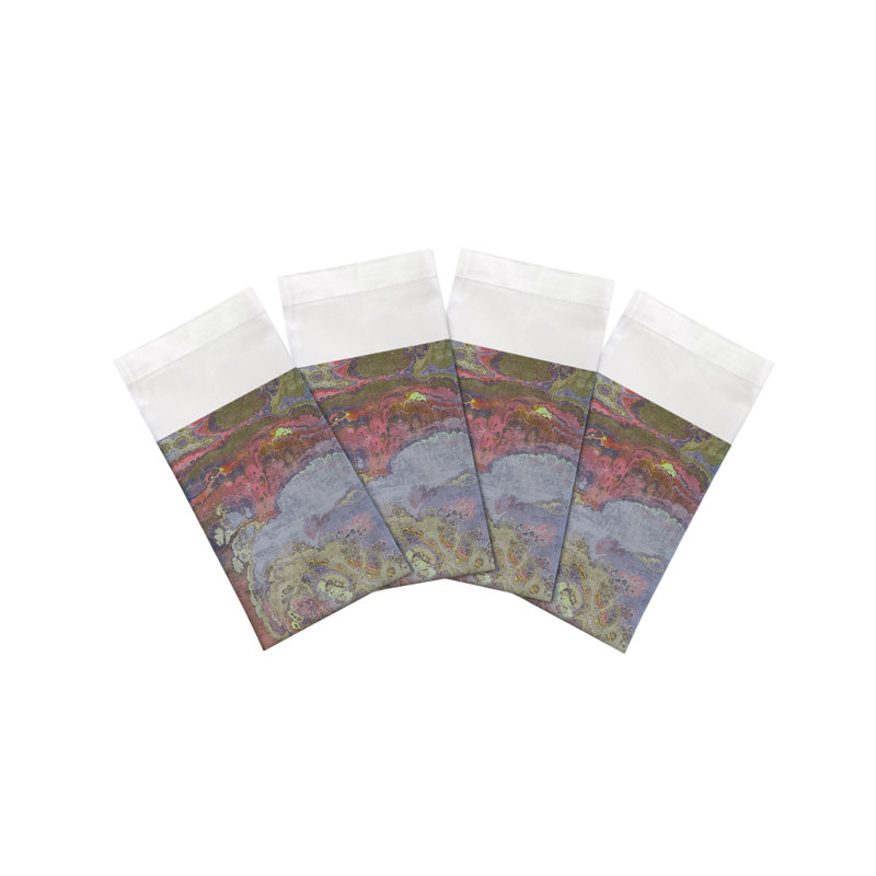 Serviettes de table en satin de coton Agate, Taupe
