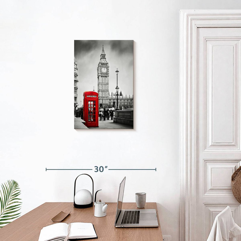 Cabine téléphonique London, 24" H x 16" W