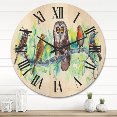 Solid Wood Wall Clock