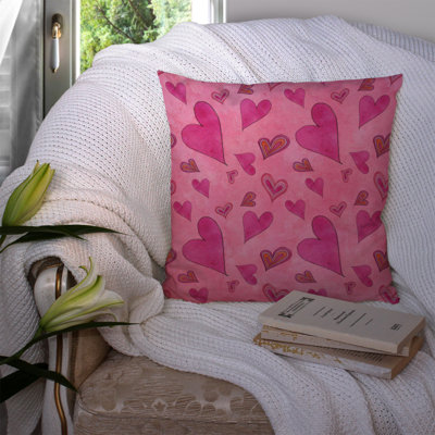  Coussin extérieur Love and Hearts