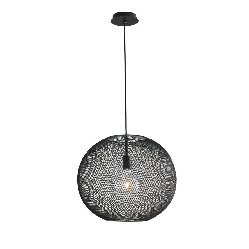 Keira 1 - Light Sphere Pendant, Black