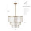 22" 5-Light Tiered Capiz Shell Drum Chandelier-1545769794-1545769795