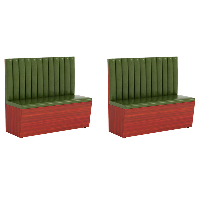 Banc rembourré en similicuir élégant