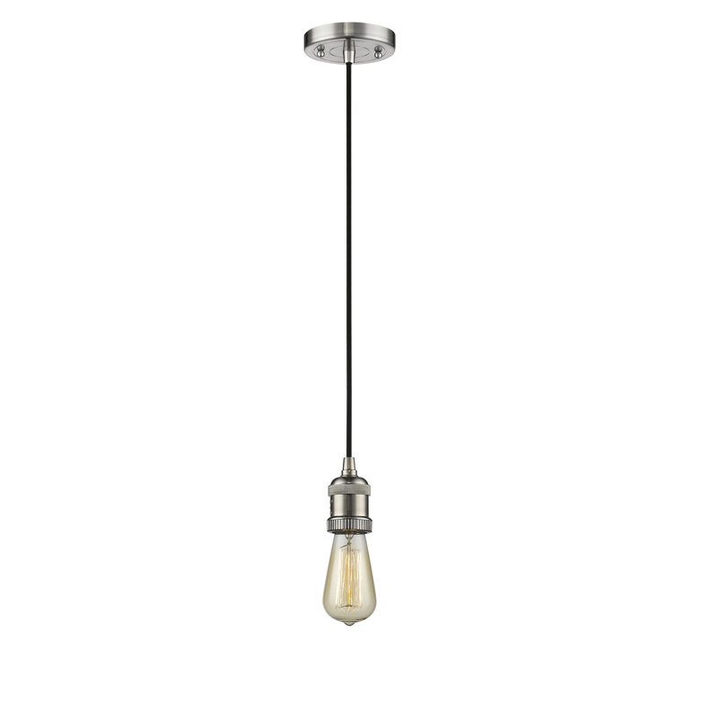 Amselmo 1 - Light Single Pendant, Brushed Satin Nickel