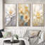 «Dreamy White Digital Spring Flowers», 3 pièces-207242606-207242593