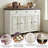 Farmhouse 55" W Sideboard with Solid Wood Countertop & Solid Wood Legs-181564881