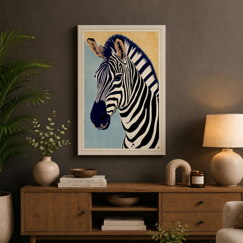 Print, 18x12 - 45.7 x 30.5 cm, Teal Border