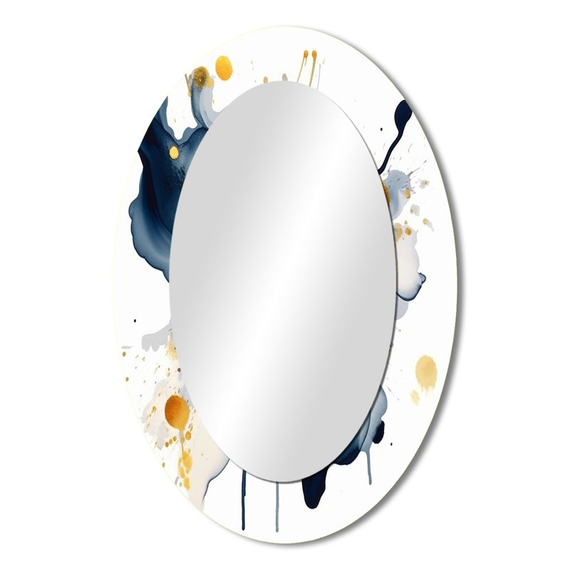 Howard - Abstract Metal Mirror, 36" x 24"