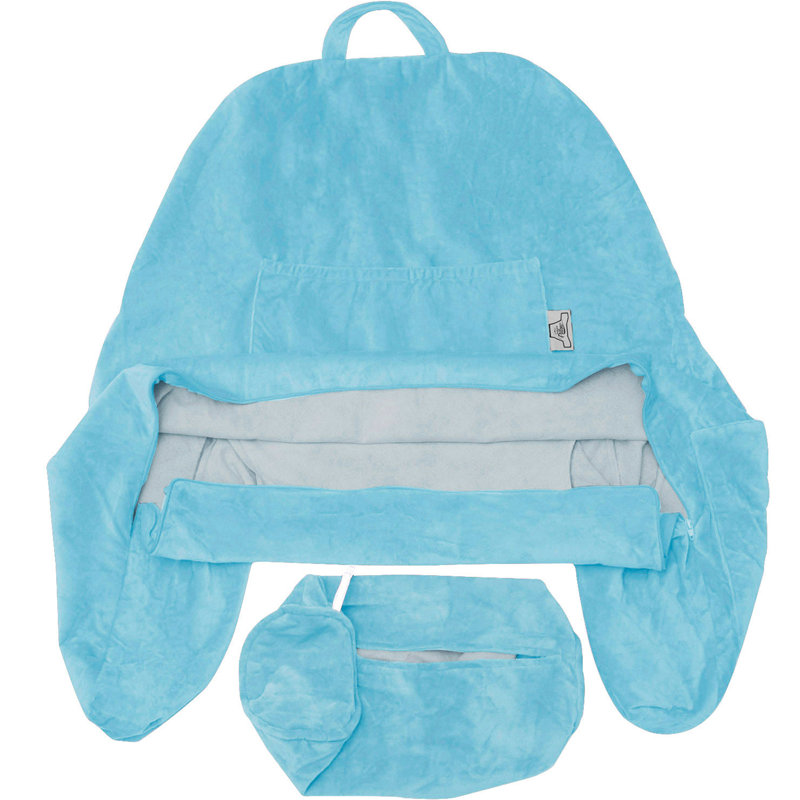 Housse de coussin d'extérieur, Bleu Caroline
