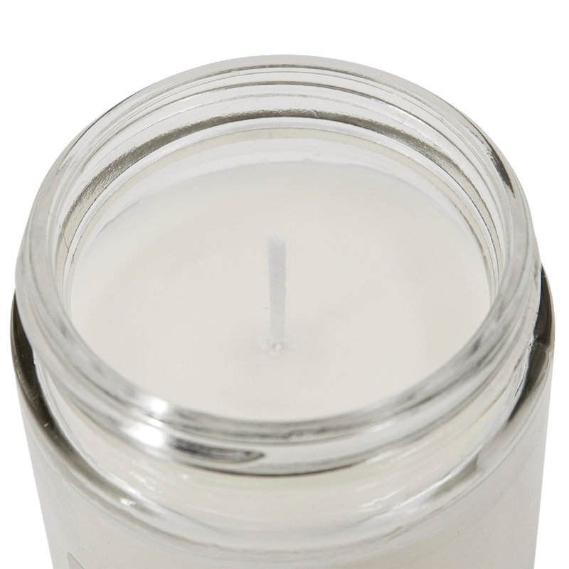 Earl Gray Scented Jar Candle with Glass Holder
