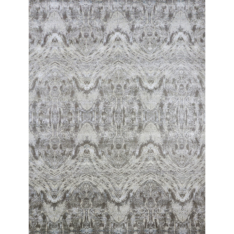 Tapis rectangulaire noué à la main, Rectangle 12 pi x 15 pi