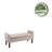 Anvee Fabric Storage Bench with Rubberwood Legs-283918298