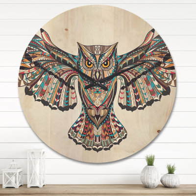 Horloge murale chouette sur la rancune