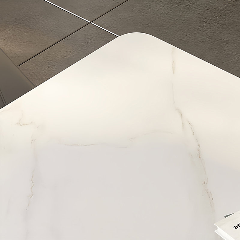 Ensemble de table de salle à manger et de chaises Simple Rock, H 29,52 po x L 70,86 po x l 35,43 po