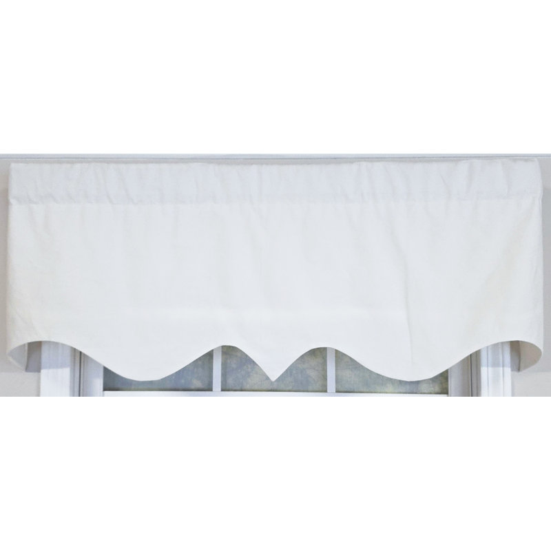 RLF Home Soft Duck  Regal Valance, Off White