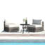 Ensemble de conversation en osier pour 2 personnes avec coussins Meltham-1055749951-1055749945
